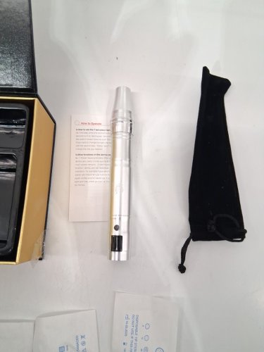 mas pen microneedling motorized handheld pen - silver image 3