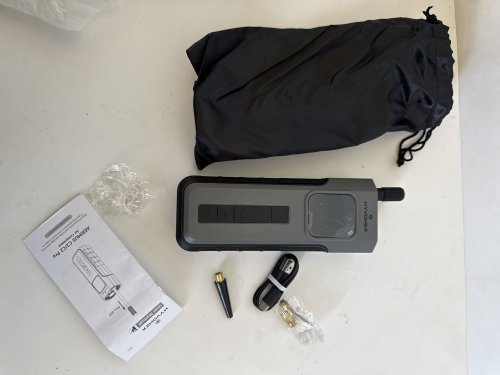 HYVOHEX TIRE INFLATOR PORTABLE AIR COMPRESSOR - 150PSI -12V /AUTOSTOP - BLACK/GREY/ORANGE (MODEL: AERIMUS C2) image 3