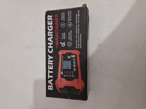 Car Battery Charger & maintainer -12V- RED/BLACK (MODEL: h-6cs) image 2