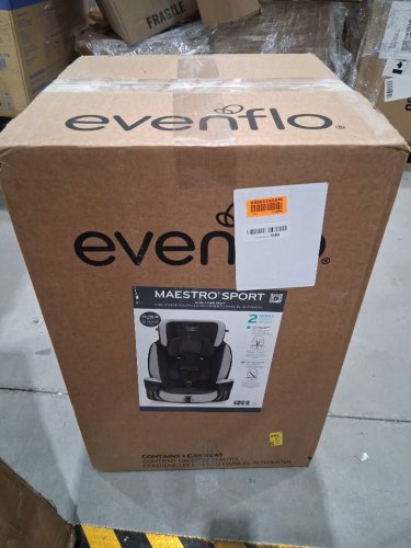 2-IN-1 EVENFLO MAESTRO SPORT BOOSTER CAR SEAT - 22LBS TO 110LBS MAX - GRANITE (MODEL: 34912203C) image 2