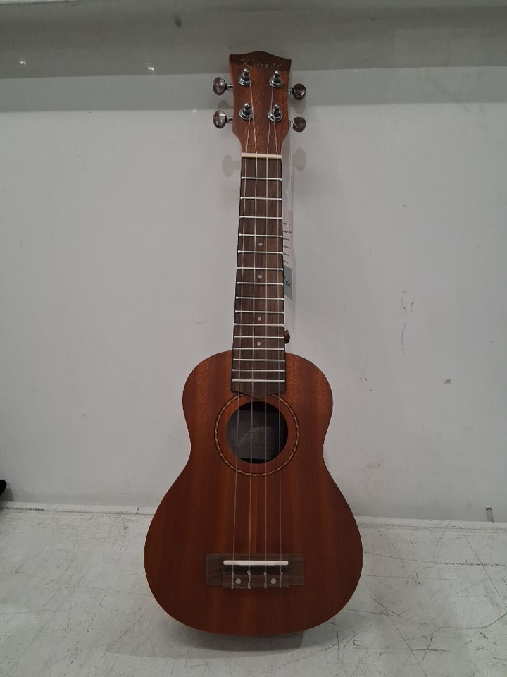 Kmise Soprano Ukulele Professional Mahogany Instrument with Starter Kit - 21" - Wood - (Model: KMU21S/Z4874) image 4