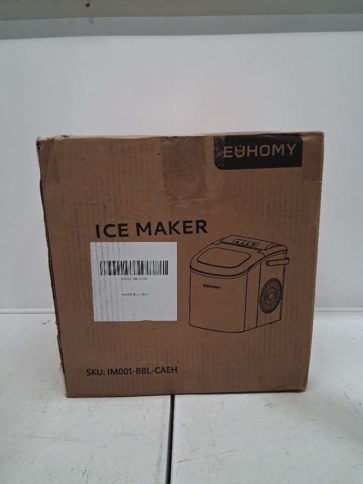EUHOMY Countertop Ice Maker Machine - MAKES 26LB/Day - BLACK (MODEL: im-06d/IM001-Bbl-CAEH) image 7
