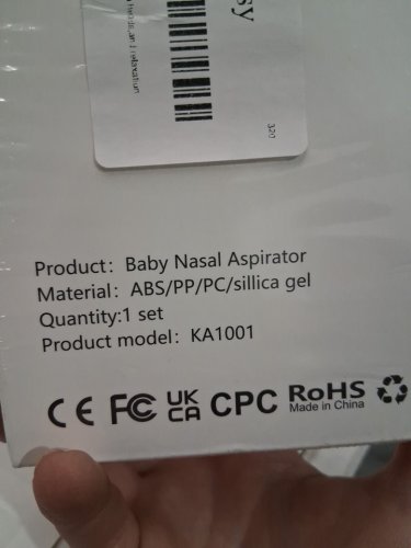 BABY NASAL ASPIRATOR WITH MUSIC AND SOUND - 3 MODES - WHITE/GREEN (MODEL:KA1001) image 3