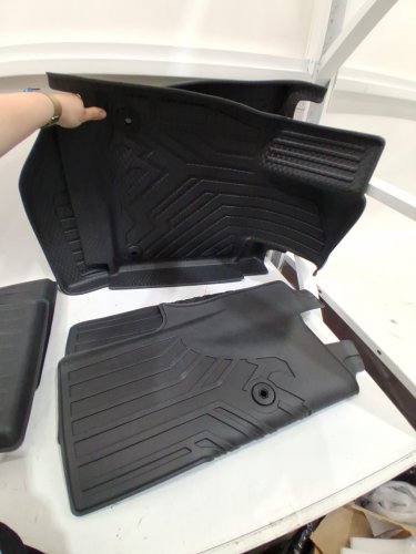 4PC FIILINES All Weather TPE Floor Liners - for Hyundai Palisade 7 Seat MODELS - BLACK image 6