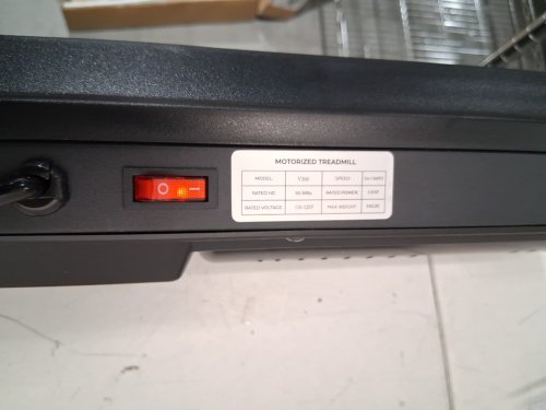 COMPACT UNDER DESK WALKING TREADMILL - 3.0HP - 0.6-7.6MPH - 350lb max - BLACK (MODEL: V300) image 7