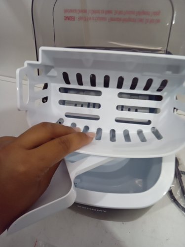 EUHOMY Countertop Ice Maker Machine with Handle, Basket and Scoop - MAKES 26LB/Day - BLACK (MODEL: im-06d/IM001-Bbl-CAEH) image 5