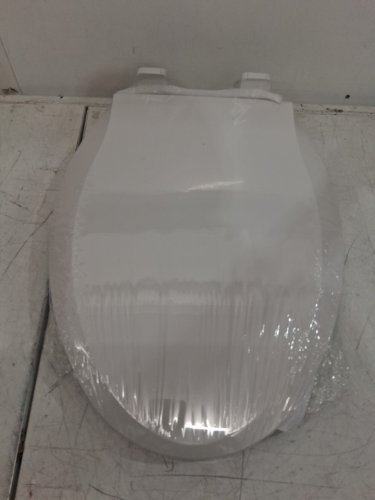 GARVEE Elongated Soft Close Toilet Seat Cover / Lid - 17" - white (Model: PHO-0R8LA399) image 3