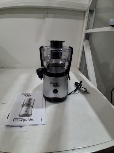 magic bullet powerful mini juicer - 400w - black/silver - (model:mbj-100) image 3