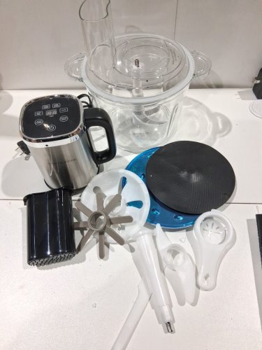 curtis stone digital glass bowl chop master - black image 3