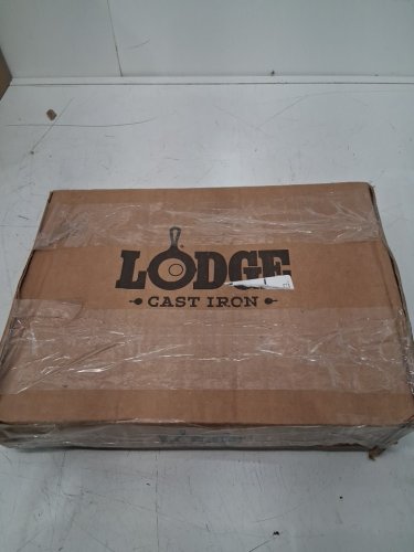 6pk lodge cast iron Round Handleless Serving Griddle - 9.25" - black (model: l7ogh3) image 2