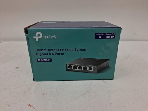 TP-Link 5 Port Gigabit PoE Switch | 4 Port PoE 56W | 802.3af Compliant | Shielded Ports | Traffic Optimization | Plug and Play | Sturdy Metal | Limited Lifetime Warranty (Model: TL-SG1005P) image 2