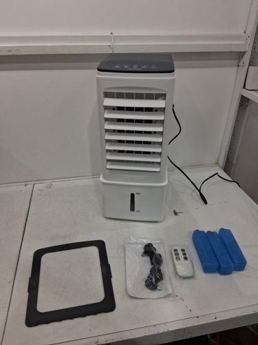 3-IN-1 PORTABLE 60° OSCILLATING AIR CONDITIONER/COOLER WITH REMOTE - 3 SPEEDS - 5.5L - WHITE (MODEL: BW-102YF) image 2