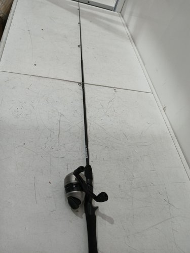 zebco 33 Platinum  Fishing Rod & Spincast Reel - 6FT - BLACK/SILVER image 2