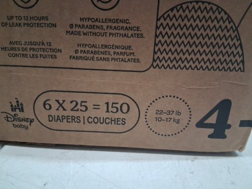 150PK Huggies Little Movers disposable Diapers - Size 4 (22-37lb) - Disney baby lion king (Model: 5631501) image 3