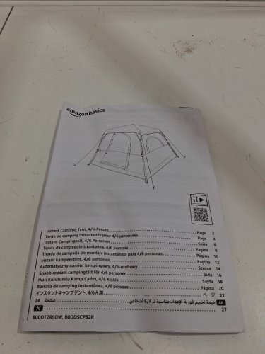 Amazon Basics Instant Camping Tent with Rainfly - 6 person - green/white (model : ‎AMZ-100968) image 8
