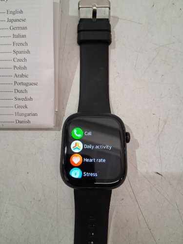 unisex Smart Watch 1.83" HD Touchscreen - black (MODEL: YCY-V1.0) image 4