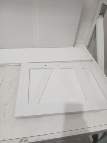 Homhedy Over The Toilet Storage Cabinet - 8" x 31" x 65"- white (model: ts80w) image 6