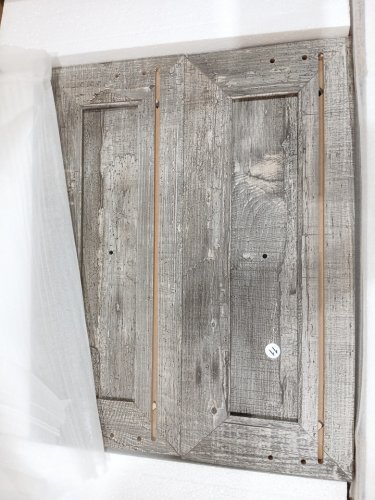 farmhouse Tall 3-drawer nightstand with charging station - 26" x 23.6" x 15.5" - grey (model: LD24003-N) image 6