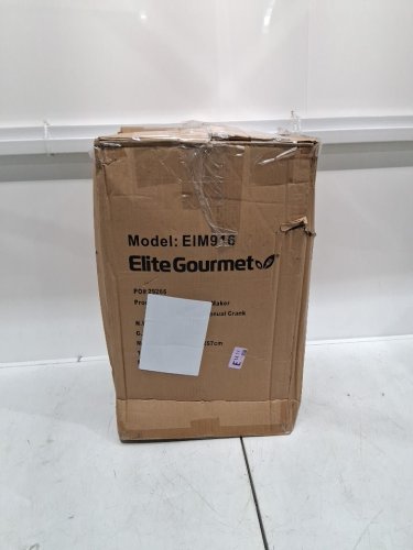 elite gourmet old fashioned wood bucket electric ice cream maker with die‑cast hand crank - 6qt - pine (model: eim916) image 3