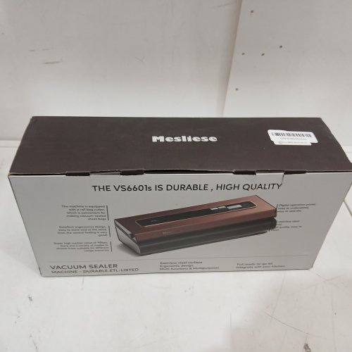 Mesliese durable 6-in-1 vacuum food sealer - black/red (Model: VS6601S) image 5