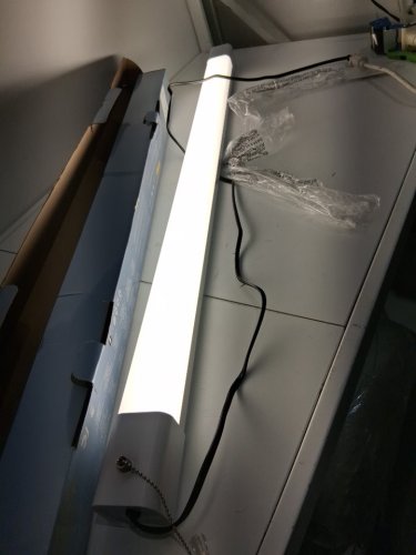 KODA Modern Directional Shop Light with Motion Sensor - 6000LM - 45" - WHITE (MODEL:LM030630) image 3