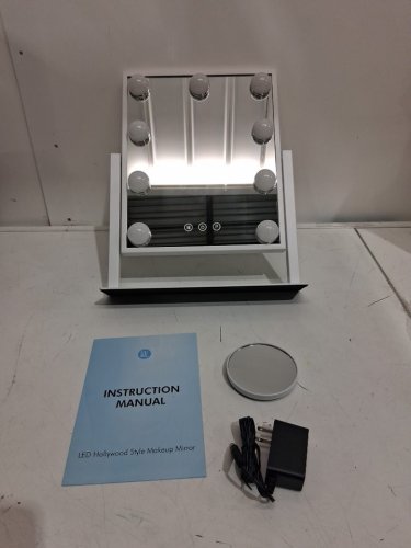 HOLLYWOOD STYLE Makeup VANITY Mirror with LED Lights AND 3 LIGHTING SETTINGS - 14.5" x 12" image 3