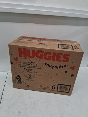 144PK HUGGIES SNUG AND DRY BABY DIAPERS - SIZE 6 - MICKEY MOUSE image 2