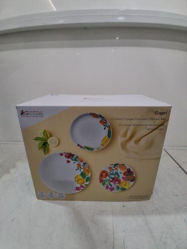 12pc Maxwell & Williams Capri Dinnerware Set - multi color floral (model: 1041712) image 2