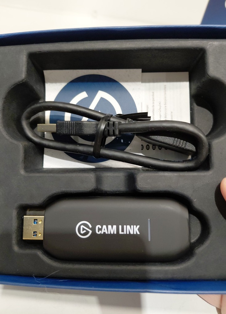 elgato cam link 4K - Broadcast Live - Record via DSLR - Camcorder - Action cam - 1080p60 or 4K - Compact HDMI Capture Device (model: 20GAM9901) image 2