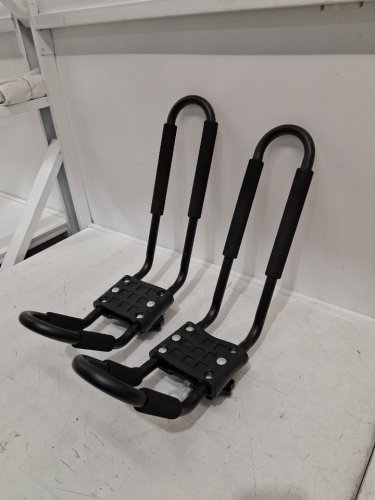 2PK universal Metal JShaped Canoe Carrier Kayak Roof Rack - black image 3