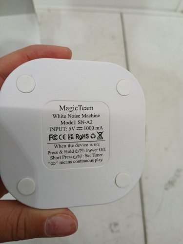 MAGICTEAM SLEEP SOUND WHITE NOISE MACHINE - WHITE (SN-A2) image 5