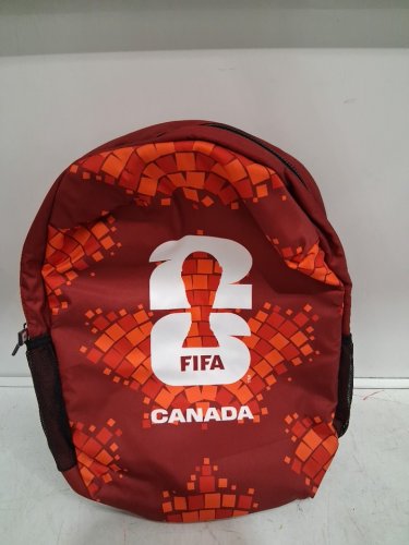 adult unisex fifa world cup 2026 team canada backpack - red/white (model: 1986061) image 2