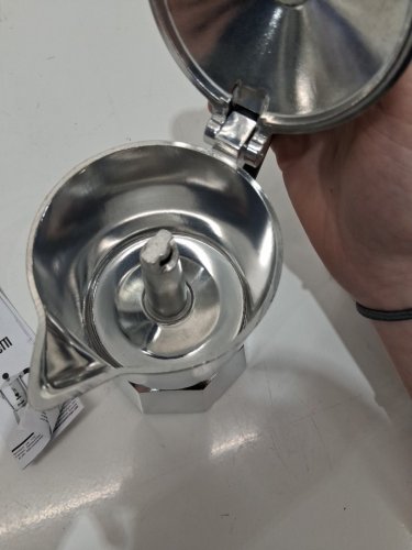 Bialetti Stovetop Espresso Pot makes 3 4.3oz cups of espresso - Silver image 4