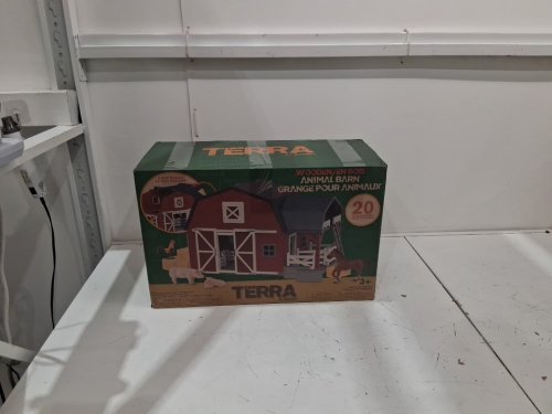 20PC TERRA BY BATTAT WOODEN ANIMAL BARN PLAY SET - MULTI-COLOURED (MODEL: AN2848C1Z/AN2101Z)) image 2