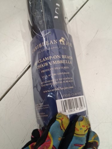 CARIBBEAN JOE Clamp On Umbrella for Beach Chair - 48" - navy (model:CJ-48NVY) image 4