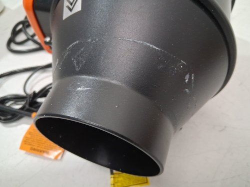 vevor variable speed inline duct ventilation fan - 6" / 400cfm - black (model: bt-fl14b) image 3