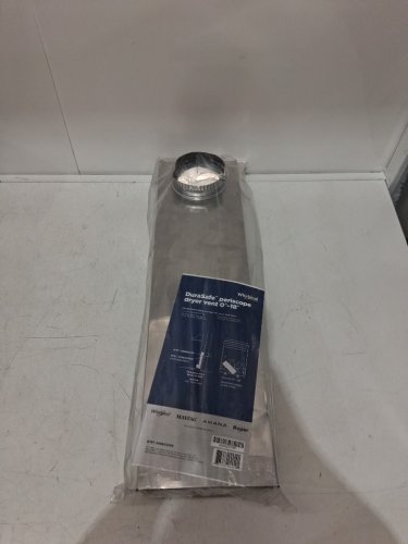 Whirlpool DuraSafe periscope dryer vent - O" to 18" - Silver image 2