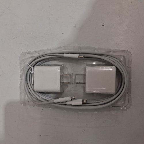 2pk Feel2Nice Usb-C to Lightning cable charger - 6ft & 10ft - 100-240V - WHITE (Model: ZYH-J15) image 3