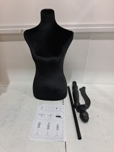 PAYLESSHERE DRESS FORM MANNEQUIN - 49.6" - 63.4" - BLACK (MODEL : MQ-FL2104-BLACK) image 4