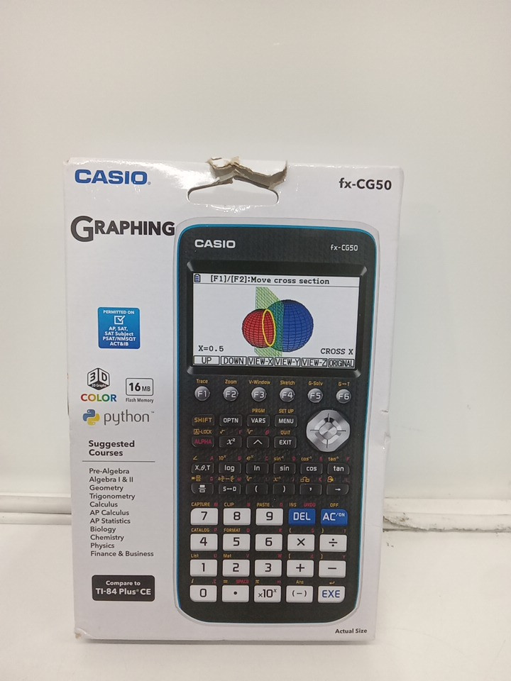 Casio Graphing calculator - BLACK (MODEL: fx-cg50) image 2