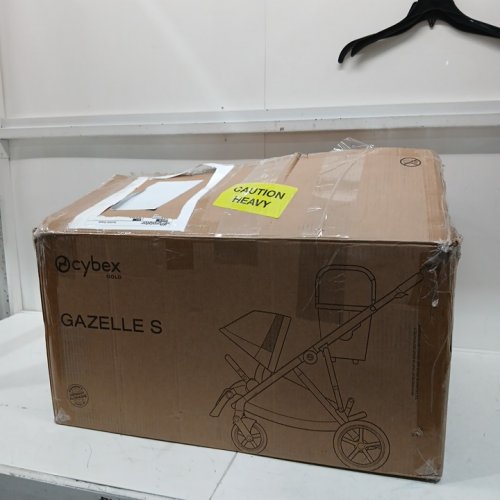 Cybex Electronic Assist Forward Power and Downhill Break rocking feature e-Gazelle S Stroller - 50LBS MAX - Almond Beige/Black Frame (model: 524001219) image 4