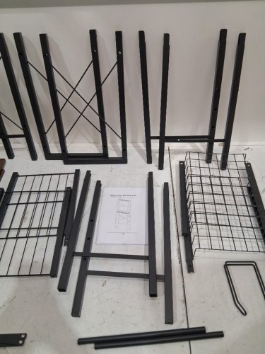 kalrin over the toilet rack - 17.1" x 12.4" x 6.7" - Black (model : Hst-01) image 6