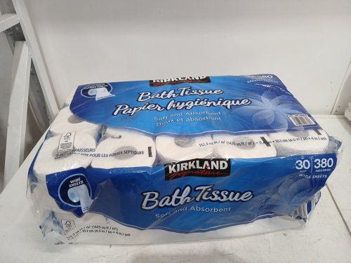30PK Kirkland Signature 2-ply Wide Bathroom Tissue / Toilet Paper - White (Model: 6262016) image 2