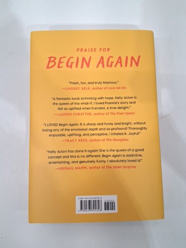 (hardcover) begin again a novel by helly acton image 3