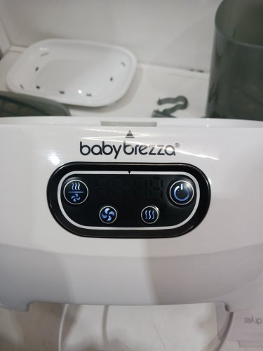 BABYBREZZA BOTTLE WASHER PRO 3-IN-1 WASHER/STERILIZER/DRYER - HOLDS 4 BOTTLES - BLACK/WHITE (MODEL: BRZ0103) image 8
