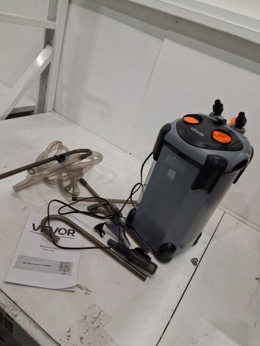 vevor aquarium filter with UV Protection - 5 stage canister filter - 200gal, 528gpm - grey (model:cf800) image 5
