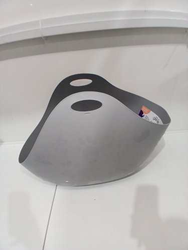 LITTER GENIE FLEXIBLE PLASTIC CAT LITTER BOX WITH POUR SPOT - GREY (MODEL: I000707) image 4