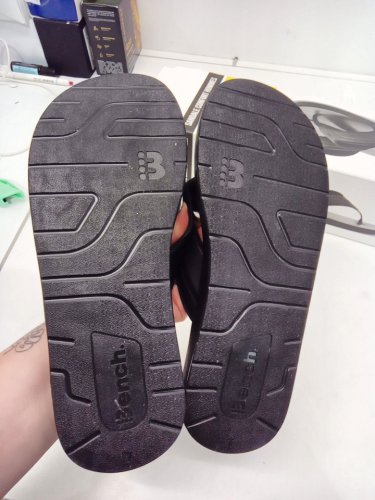 men's Bench Comfort Flip Flops - size 7 - black (style:1872037) image 3