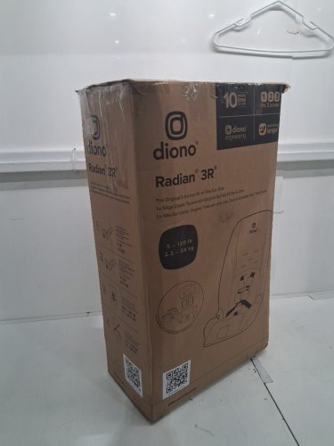 DIONO RADIAN 3R 3-IN-1 CONVERTIBLE REAR/FORWARD FACING CAR SEAT FOR UPTO 10 YEARS - 120LBS CAP - JET BLACK (MODEL: 50620-NA-01) image 2