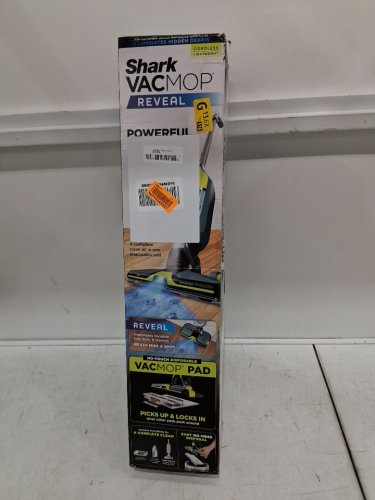 Shark VACMOP Reveal Cordless Hard Floor Cleaner, Vacuum and Spray Mop - green/blue (model: vm401c) image 7